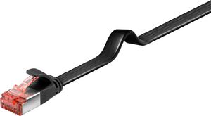 U/UTP CAT6 2M Black Flat 5704327885566 - U/UTP CAT6 2M Black Flat -Unshielded Network Cable, - 5704327885566