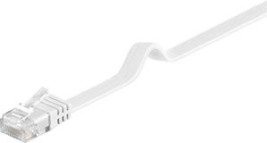 U/UTP CAT6 0.50M White Flat 5711045439032 - U/UTP CAT6 0.50M White Flat -Unshielded Network Cable, - 5711045439032