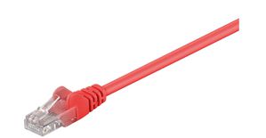 U/UTP CAT5e 3M Red PVC 5711045260612 - U/UTP CAT5e 3M Red PVC -Unshielded Network Cable, - 5711045260612