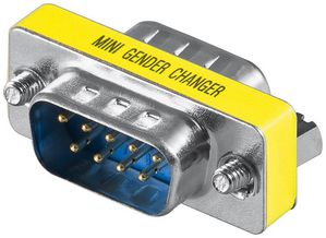 Mini Gender DB9 Male - Male 5705965904909 AK-610505-000-I - Mini Gender DB9 Male - Male -D-SUB/RS-232 male (9-pin) - - 5705965904909