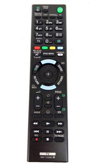 Remote Commander 5704174291435 - Remote Commander -RMT-TZ120E, TV, Wired, Black - 5704174291435