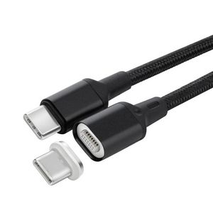 USB-C Magnet Cable, 2m, Black 5704174274001 - USB-C Magnet Cable, 2m, Black -Support QC3.0 fast - 5704174274001