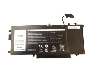 Laptop Battery for Dell 5704174478638 K5XWW, 725KY, N18GG, 0K5XWW - Laptop Battery for Dell -32WH Li-ion 7.6V 4200mAh, - 5704174478638