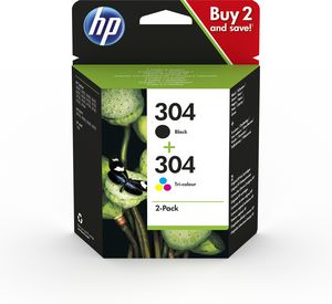 304 2-Pack Black/Tri-color 192545191432 - 304 2-Pack Black/Tri-color -Ink Cartri - 192545191432