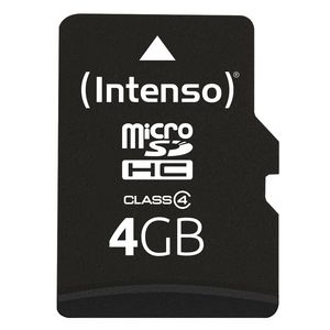 SD MicroSD Card  4GB Intenso i 4034303009398 - 