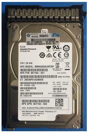 HDD 2TB 12G 7.2K SFF SAS SC - 