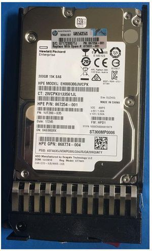 HDD 300GB 12G 15K SFF SAS 5704174386391 872842-B21, 804534 - HDD 300GB 12G 15K SFF SAS - - 5704174386391