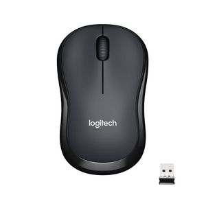 M220 Silent Mouse, Wireless 5099206066199 788675 - M220 Silent Mouse, Wireless -Black/Grey - 5099206066199