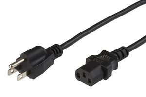 Power cord NEMA 5-15P to C13, 5704174469285 - Power cord NEMA 5-15P to C13, -4m, AWG14, SJT Power cord - 5704174469285