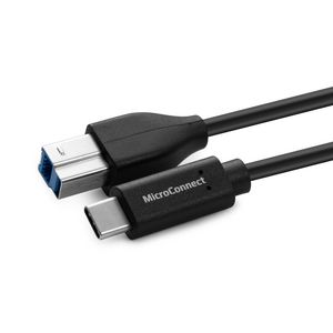 USB-C to USB3.0 B Cable, 1m 5711783196327 - USB-C to USB3.0 B Cable, 1m -Black, for synching and - 5711783196327