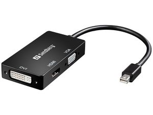 Adapter 5705730509124 - Adapter -MiniDPHDMI+DVI+VGA - 5705730509124