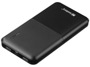 Saver Powerbank 10000 5705730320347 - Saver Powerbank 10000 -Saver Powerbank 10000, Black, - 5705730320347