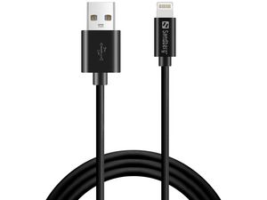 USB>Lightning MFI 1m Black 5705730441394 - 5705730441394