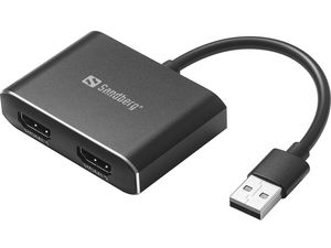 USB to 2xHDMI Link 5705730134357 - USB to 2xHDMI Link -Sandberg USB 3.0 to 2xHDMI - 5705730134357