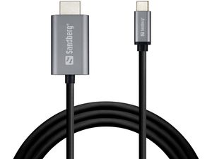 USB-C to HDMI Cable 2M 5705730136214 - USB-C to HDMI Cable 2M -USB-C to HDMI Cable 2M, 2 m, - 5705730136214