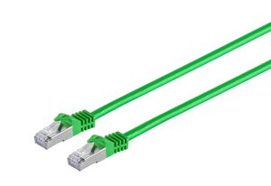 RJ45 patch cord S/FTP (PiMF), 5712505454923 - RJ45 patch cord S/FTP (PiMF), -w. CAT 7 raw cable 2m Green - 5712505454923
