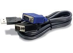 6ft USB/VGA KVM cable 710931304343 - 6ft USB/VGA KVM cable -1.8m USB/VGA, 1.8 m, Black, - 710931304343