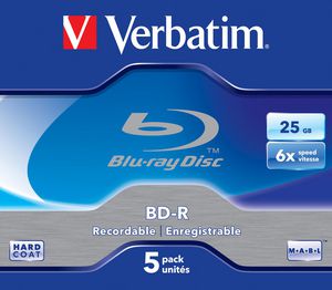 BD-R Single Layer 25GB 6X 43715 - Blu-Ray media -  023942437154