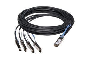 ASSY CBL QSFP+-4X SFP+ 1M CU - Cables -