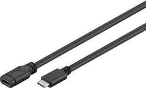 USB-C Extension Cable, 1m 5704174167075 - USB-C Extension Cable, 1m -Black, for synching and - 5704174167075