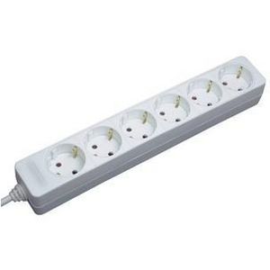 Power Ext. 6 outlet 1,4m white 4007123560035 - 