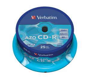 AZO CD-R 52X 700MB Crystal 43352 - CD media -  023942433521