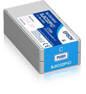 Ink Cyan 8715946534244 SJIC22P - Ink Cyan -SJIC22P(C): Ink cartridge for - 8715946534244