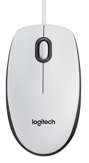 M100, Corded mouse,White 5099206019133 910-001603, 910-001605 - M100, Corded mouse,White -LGT-M100W, Ambidextrous, - 5099206019133