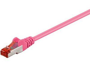 S/FTP CAT6 0.5m Pink LSZH 4040849934339 - S/FTP CAT6 0.5m Pink LSZH -PiMF (Pairs in metal foil) - 4040849934339