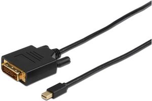 Mini Displayport to DVI-D 5704174197485 - Mini Displayport to DVI-D -Cable 2m Dual Link 24+1, - 5704174197485