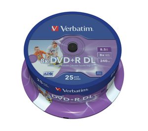 DVD+R Double Layer 8X 8.5GB 43667 - DVD+R/RW media -  023942436676