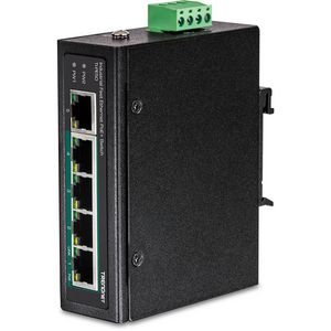 5-Port Industrial Fast 710931161601 TI-PE50 - 5-Port Industrial Fast -Ethernet PoE+ DIN-Rail Switch - 710931161601