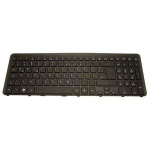 KEYBD.SLO-CRO.104K.BLK.W/BLK.F - Teclado / ratón -