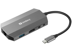 USB-C 6-in1 Travel Dock 5705730136337 - 5705730136337