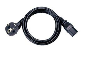 POWER CORD 10A 250V 1.8M EU BK  PWC-C13EU-3B-183 - I/O -