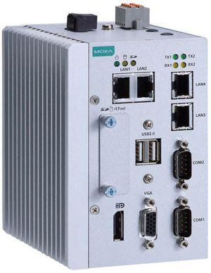 DIN-RAIL x86 FANLESS COMPUTER, MC-1121-E2-T - 5703431488434