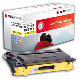 Toner Yellow 4250164821072 TN-135 Y - Part Number: APTBTN135YE