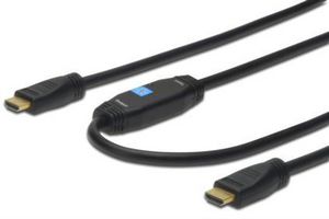 HDMI High Speed connection 4016032336624 - HDMI High Speed connection -cable, type A, w/ amp. M/M, - 4016032336624