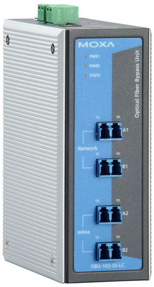 OPTICAL FIBER BYPASS UNIT, 2-C  OBU-102-SS-LC - I/O -