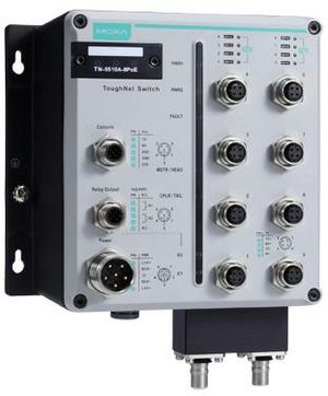 EN50155 MANAGED M12 ETHERNET S TN-5510A-8POE-2GLSX-WV-CT-T - 5703431492431