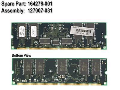 Hewlett Packard Enterprise 128MB, 133MHz ECC SDRAM buffered DIMM - W124881173