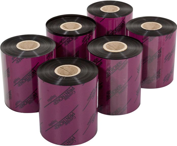 Printronix Premium wax resin blend ribbon for 8550 printer - 3.27" x 83mm - W125286762