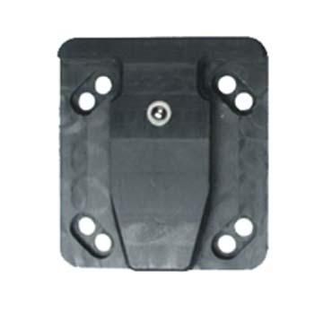 Brodit Device mounting adapter, Male piece. AMPS-standard holes. Use with item 215053, 215054 or 215055. - W126346257