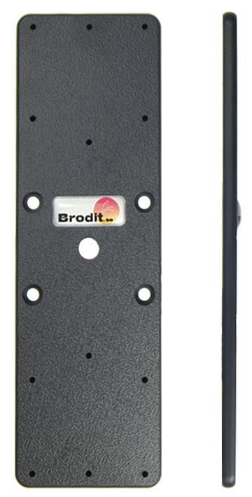 Brodit Vertical Mounting plate, 155x50x5mm - W126346312