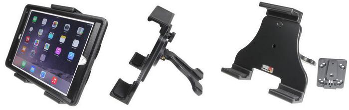 Brodit Adjustable MultiStand. Fits devices with height 140-195 mm. Mounting adapter and screws included. Black. - W126346476