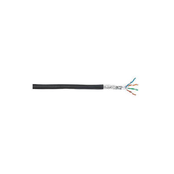 Extron Precision-terminated Shielded Twisted Pair Cables for XTP Systems and DTP Systems - Plenum, 50' (15.2 m), Blue, 24 AWG, 475 MHz, 4K/60, 4:4:4, SF/UTP - W125431002