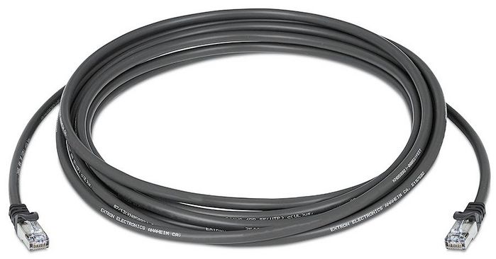 Extron Precision-terminated Shielded Twisted Pair Cables for XTP Systems and DTP Systems, 6' (1.8 m), Black, 475 MHz, SF/UTP, 24 AWG, 4K/60, 4:4:4 - W124392694