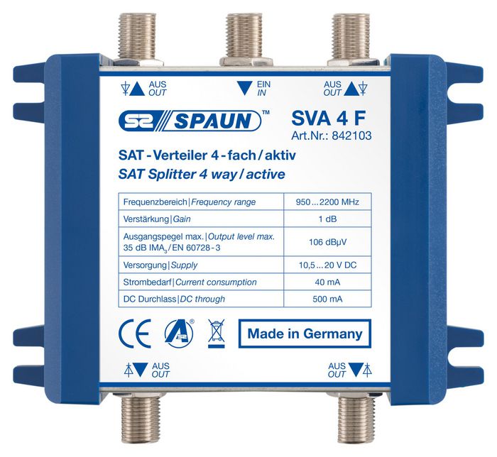 Spaun SVA-4F splitter 950-2200 - W125382544