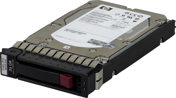 Hewlett Packard Enterprise 36GB 15K rpm, 3.5" Single-Port SAS Hot-Plug hard drive - W124610054