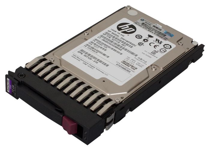 Hewlett Packard Enterprise 72GB 10K rpm Hot Plug SAS 2.5 Dual Port Hard Drive - W124911055